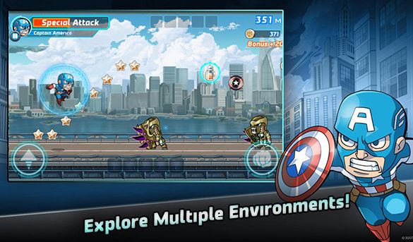 Marvel Run Jump Smash доступен на Android